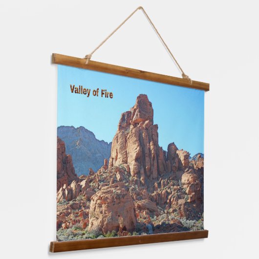 バレーオブファイア州パーク 吊り下げ型タペストリー (傾斜あり)