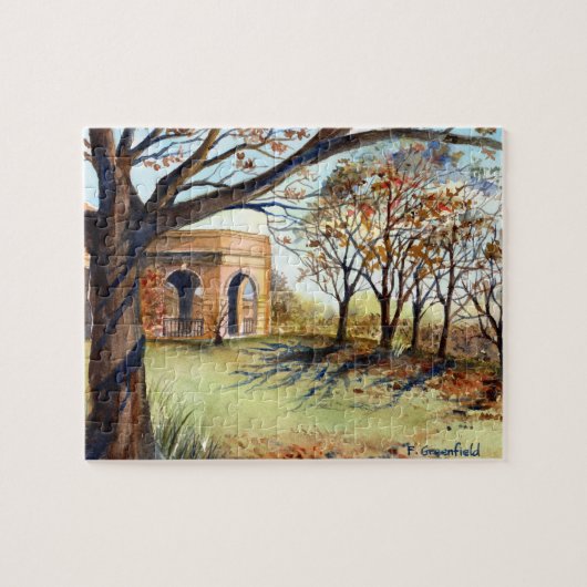 バレーガーデンズハロゲートヨークシャーイングランド ジグソーパズル (横)