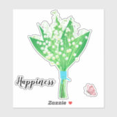 バレーステッカーのハピネス・リリー シール (シート)