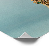 バレース修道院の遺骨十字架 ポスター (角)