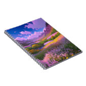 バレーズブロッサム万華鏡のように千変万化するパターン ノートブック (右側)