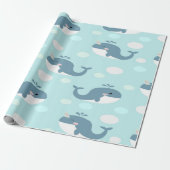 バレーヌブルー ラッピングペーパー (アンロールド)