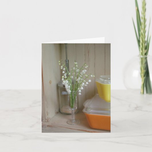 バレーノートカードのリリー カード (正面)