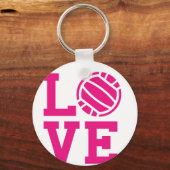 バレーバルスポーツキーチェーン キーホルダー (正面)