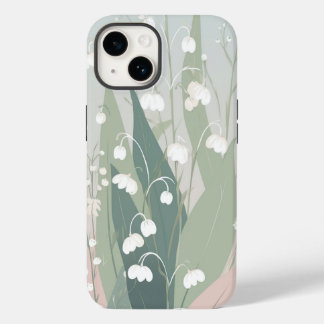 バレーパステルのかわいいユリ Case-Mate iPhone 14ケース