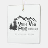 バレービューファームズラミラダヴィンテージ セラミックオーナメント (左)