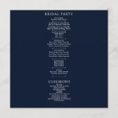 バレーファーンのユリ　||　ダークブルー写真プログラム プログラム (裏面)