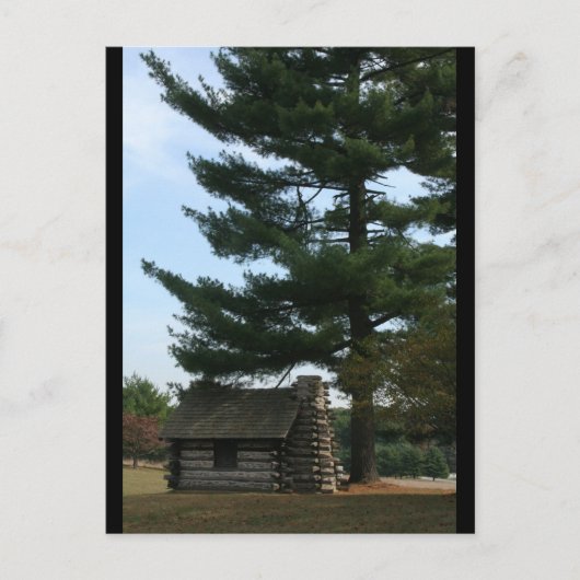 バレーフォージの兵士の小屋のポストカード ポストカード (正面)