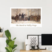 バレーフォージへの行進 ポスター (ホームオフィス)