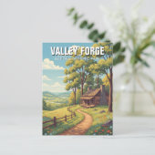 バレーフォージナショナルヒストリックパークトラベル ポストカード (スタンド正面)