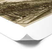 バレーフォージ， PAパノラママップ – 1890 ポスター (角)