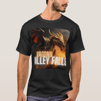 バレーフォールズドラゴンズマスコット家族 Tシャツ