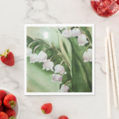 バレーフラワーのロマンチックなリリーパーティー スタンダードランチョンナプキン (インサイチュ)