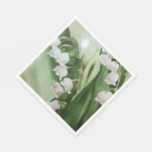 バレーフラワーのロマンチックなリリーパーティー スタンダードランチョンナプキン (角)