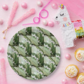 バレーフラワーのロマンチックなリリーパーティー ペーパープレート (パーティー)