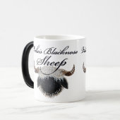 バレーブラックノセコーヒーマグ モーフィングマグカップ (正面左)