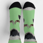 バレーブラックノーズ羊の靴下 ソックス (上部)