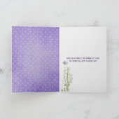 バレーブーケのリリー103歳の誕生日 カード (内部)