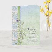 バレーブーケ50周年記念リリー カード (黄色い花)