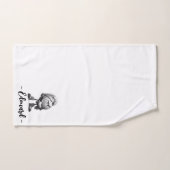 バレーボパーソナライズされたール愛好家タオルセット バスタオルセット (ハンドタオル)