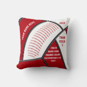 バレーボーパーソナライズされたルコーチギフトアイディア クッション (正面)