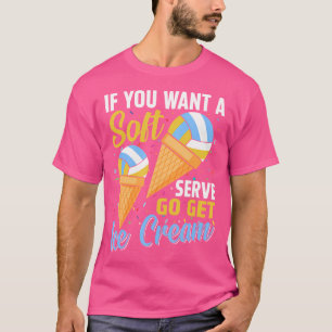 バレーボールおもしろいもしソフトバレーボールが欲しい Tシャツ