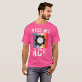バレーボールおもしろいキスマイエースサンセット Tシャツ (正面フル)