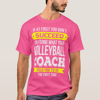 バレーボールおもしろいコーチTシャツギフトありがとうAppre Tシャツ