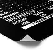 バレーボールおもしろい栄養ファクトVballチームファン ポスター (角)