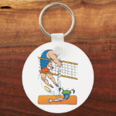 バレーボールおもしろい キーホルダー (正面)