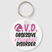 バレーボールおもしろい キーホルダー (裏面)