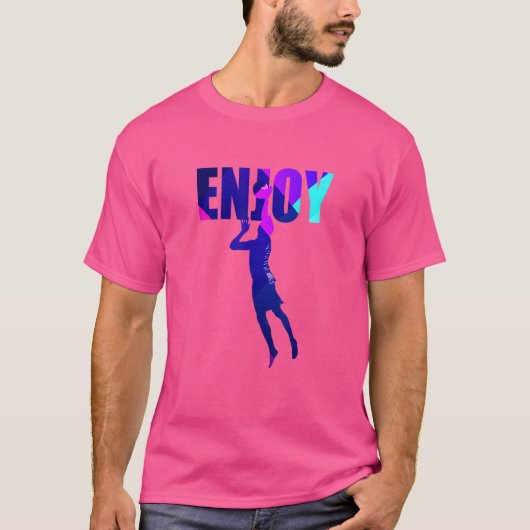 バレーボールおもしろい Tシャツ (正面)
