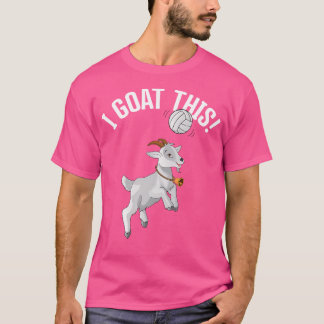 バレーボールおもしろいIヤギこのヤギ恋人バレーボール Tシャツ