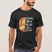 バレーボールお母さん得今務めた – Volleball Fo Tシャツ (正面)