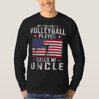 バレーボールお気に入りの選手が叔父を呼ぶ Tシャツ