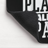 バレーボールお気に入りの選手が私をパパと呼ぶ誇りを持った マウスパッド (コーナー)