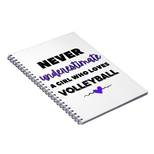 バレーボールが大好きな女の子を甘く見てはいけない ノートブック (右側)