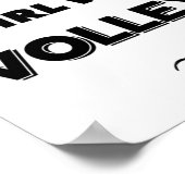 バレーボールが大好きな女の子を甘く見てはいけない ポスター (角)