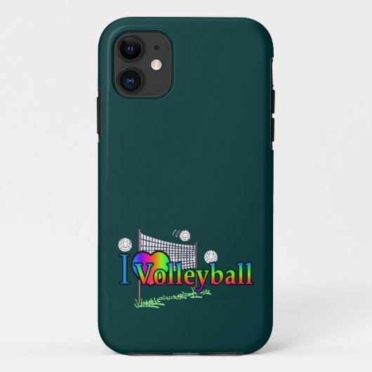 バレーボールが大好き Case-Mate iPhoneケース (裏面)