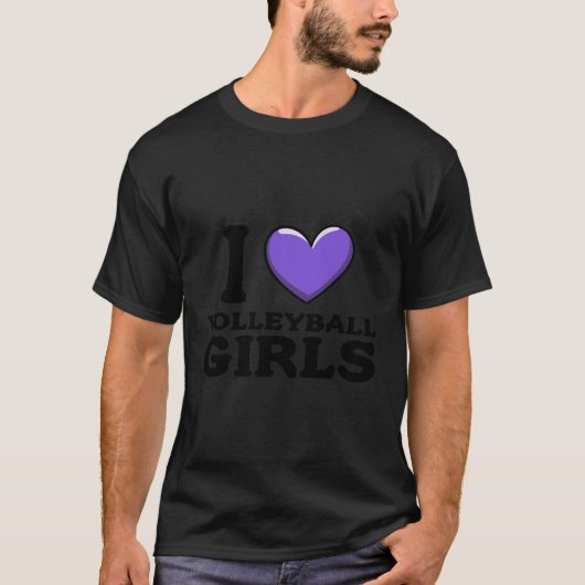 バレーボールが大好き Tシャツ (正面)