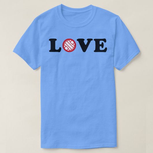 バレーボールが大好き Tシャツ (デザイン正面)