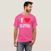 バレーボールが大好き Tシャツ (正面フル)