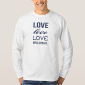 バレーボールが好き Tシャツ (正面)