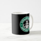 バレーボールが熱い – バ素晴らしレーボール コーヒーマグカップ (正面右)