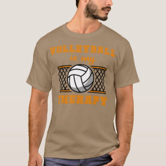 バレーボールが私のセラピー Tシャツ