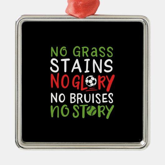 バレーボールことわざ メタルオーナメント (正面)