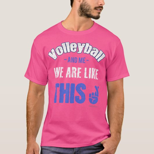 バレーボールことわざ Tシャツ (正面)