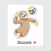 バレーボールでバレーボールの選手としてスロース シール (シート)