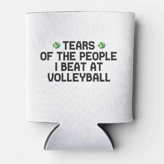 バレーボールでビートの涙おもしろい 缶クーラー (正面)