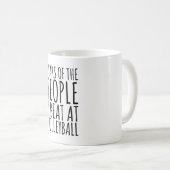 バレーボールでビートの涙 コーヒーマグカップ (正面右)